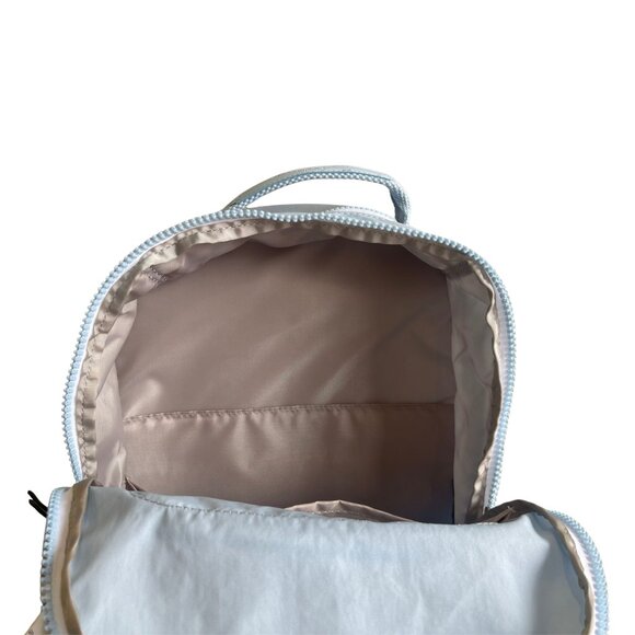 brand new Kipling 45cm 15" backpack Seoul large openside pocket light blue - Picture 7 of 10